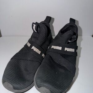 Puma Black Athletic Slip-Ons